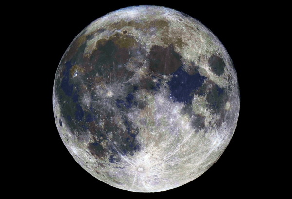﻿보름달 사진 (제24회 한국천문연구원 천체사진공모전 수상작ⓒ김석희)