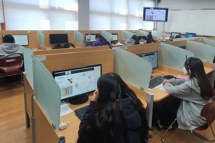 신도리코 신도가헌재단 3D히어로스쿨 경북중학교 교육 실시