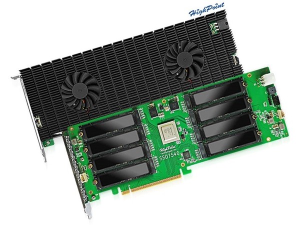 PCIe 4.0 NVMe RAID 컨트롤러 ‘SSD7540’